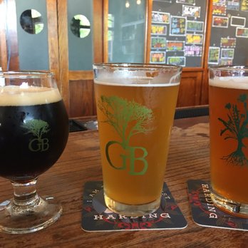 Greenbush Brewing - Beers at the bar - Barbeque Near Me - Sawyer, Michigan Greenbush Brewing - Beers at the bar - Barbeque Near Me - Sawyer, Michigan