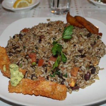 El Meson - Gallo Pinto for dinner with Yuca and Maduros. - Tapas/Small Plates Near Me - Dayton, Ohio