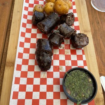 La Terraza Grill & bar - Morcilla con papa criolla - Colombian Near Me - San Jose, California