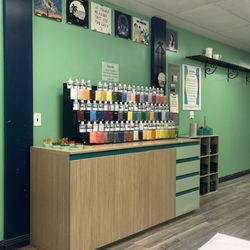 Color Me Mine - One of the paint stations