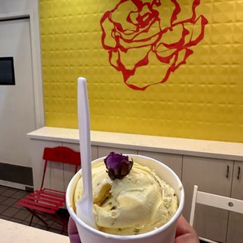 Kinrose Creamery - Saffron Pistachio Rose - Ice Cream & Frozen Yogurt Near Me - Pasadena, California Kinrose Creamery - Saffron Pistachio Rose - Ice Cream & Frozen Yogurt Near Me - Pasadena, California