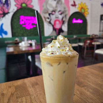Madres Brunch - Pistachio latte - Coffee & Tea Near Me - Monrovia, California Madres Brunch - Pistachio latte - Coffee & Tea Near Me - Monrovia, California