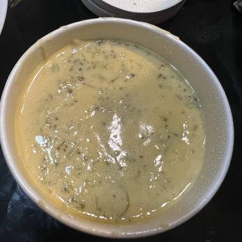 Just Salad - Small Broccoli Cheddar Soup @veefoodlife - Salad Near Me - Chicago, Illinois