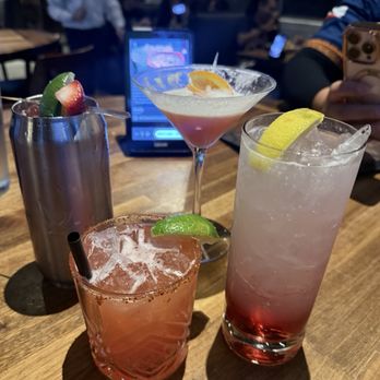 Yard House - Strawberry mule. Orange icicle, long beach ice tea, saltee strawberry margarita - New American Near Me - San Jose, California Yard House - Strawberry mule. Orange icicle, long beach ice tea, saltee strawberry margarita - New American Near Me - San Jose, California