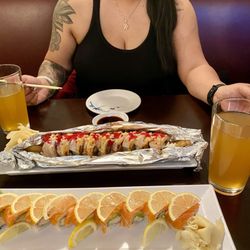 Roppongi Sushi - Flammer Roll & 49ers Roll