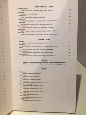 Menu photo 5 Curries Everett, WA
