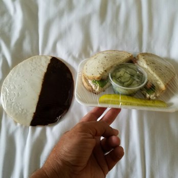 Bagelworks - Tuna on rye and a black and white cookie for dessert. It doesn't get any better than this. - Bagels Near Me - Boca Raton, Florida Bagelworks - Tuna on rye and a black and white cookie for dessert. It doesn't get any better than this. - Bagels Near Me - Boca Raton, Florida