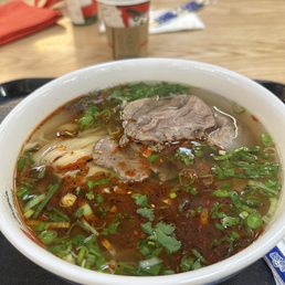 Traditional Beef Noodle Soup /