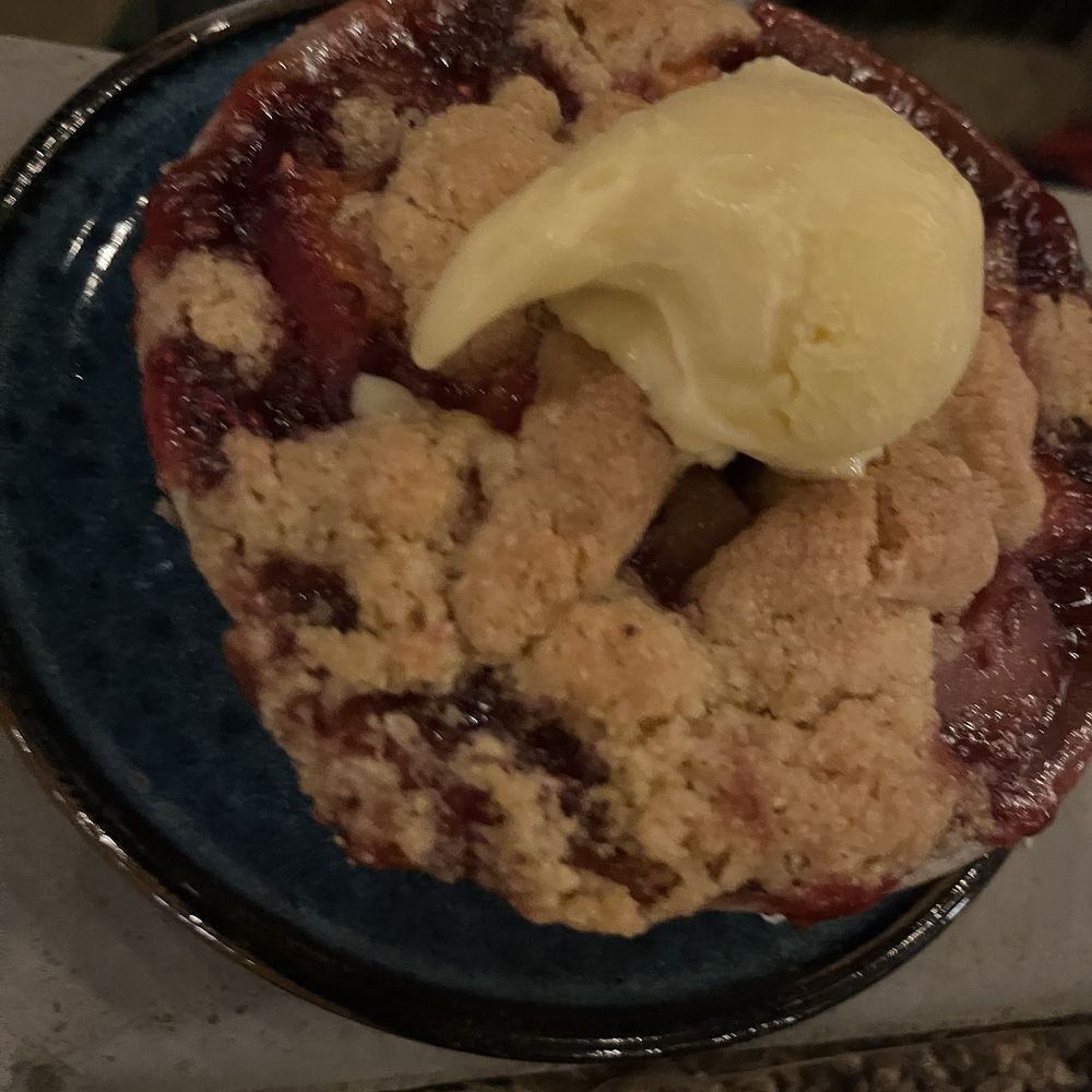 Twelvemonth - Nectarine cobbler - Vegan Near Me - Burlingame, California Twelvemonth - Nectarine cobbler - Vegan Near Me - Burlingame, California