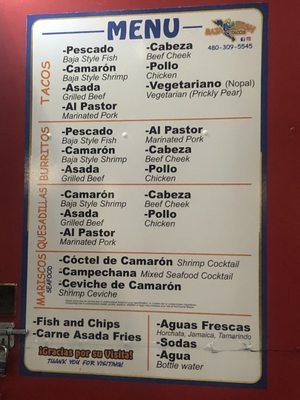 Menu photo 1 Baja Fish Tacos Phoenix, AZ Menu photo 1 Baja Fish Tacos Phoenix, AZ