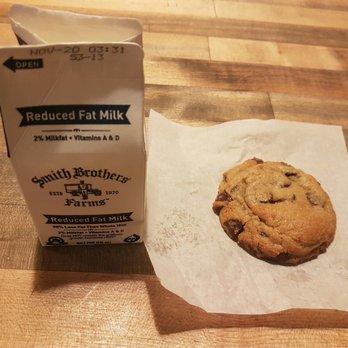 Hello Robin - Kid's Special -- one cookie and milk! Perfect for a lighter dessert. - Bakeries Near Me - Seattle, Washington