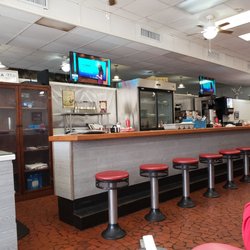 Colonial Cafe - Has tv and you seat yourself.