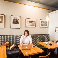 Blue Plate Diner - Local art displayed
