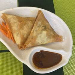 Peaceful Loft Vegetarian Restaurant - Squash rolls