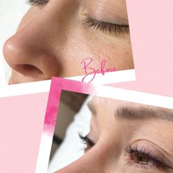 Sculpted Esthetics - Lash lift and tint Before and After