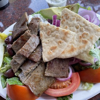 Paul's Place - Lamb gyro salad - Diners Near Me - Orange, California