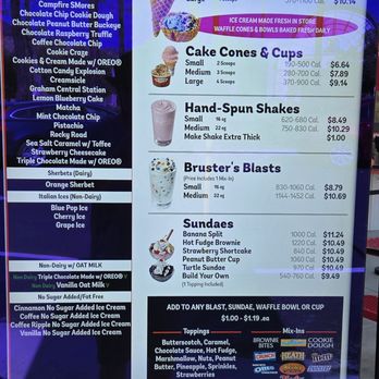 Bruster's Real Ice Cream - Ice Cream & Frozen Yogurt Near Me - La Mesa, California Bruster's Real Ice Cream - Ice Cream & Frozen Yogurt Near Me - La Mesa, California