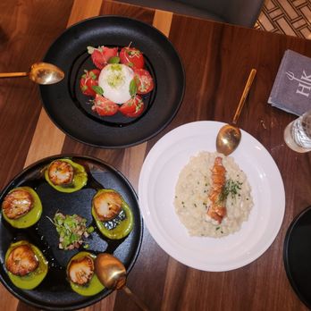 Gordon Ramsay Hell’s Kitchen - Scallions, Lobster Risotto & tomato salad - Bars Near Me - Mashantucket, Connecticut