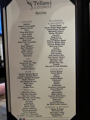 Menu photo 5 Tellawi Lounge Fresno, CA