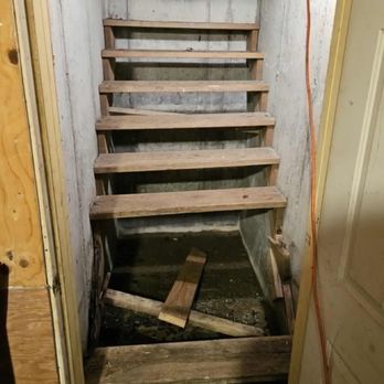 B&M Custom Builds - Before pic, rotted and non usable - Handyman Near Me