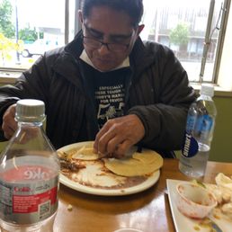 Loving the extra cooked delicious corn tortillas! Finished his carne asada platter like nobodies business too. DELICIOUS! Loving the extra cooked delicious corn tortillas! Finished his carne asada platter like nobodies business too. DELICIOUS!