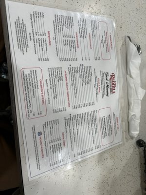 Menu photo 1 Red Hill Coffee Shop Rancho Cucamonga, CA