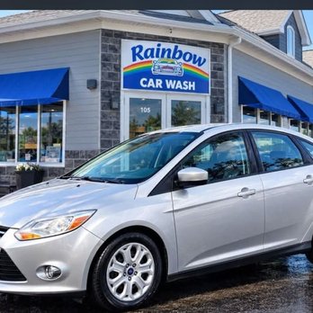 Rainbow Car Wash - This is the finished result of my 2012 Ford focus I had to make sure that I put rainbow in the background as people need to know - Car Wash Near Me - Hicksville, New York Rainbow Car Wash - This is the finished result of my 2012 Ford focus I had to make sure that I put rainbow in the background as people need to know - Car Wash Near Me - Hicksville, New York