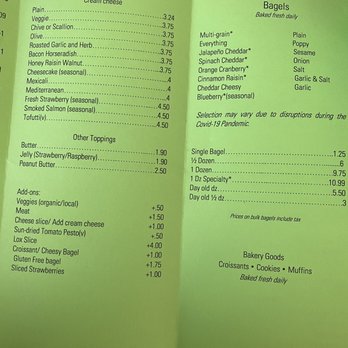 Hole In the Wall Bagels - Menu as of April 2020 - Bagels Near Me - Rockland, Maine Hole In the Wall Bagels - Menu as of April 2020 - Bagels Near Me - Rockland, Maine