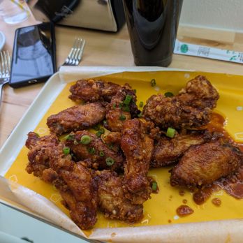 Basic Bird - Double dunk wings, sweet more than spicy - Korean Near Me - Des Moines, Iowa Basic Bird - Double dunk wings, sweet more than spicy - Korean Near Me - Des Moines, Iowa