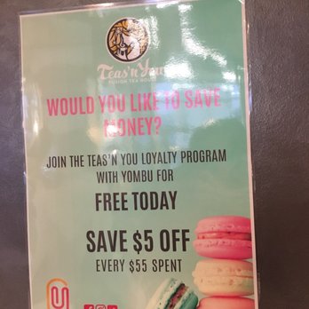 Teas'n You - You can join their loyalty program! Wonderful if you visit a lot! - Bubble Tea Near Me - Vienna, Virginia Teas'n You - You can join their loyalty program! Wonderful if you visit a lot! - Bubble Tea Near Me - Vienna, Virginia