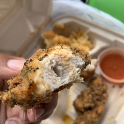 Superior Soul Food - Cooked perfectly inside. Nice and juicy lemon pepper tenders