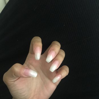 Fellini Nail Studio - Ombré coffin done by Vee!!! She's so good ! - Nail Salons Near Me - Santa Clara, California Fellini Nail Studio - Ombré coffin done by Vee!!! She's so good ! - Nail Salons Near Me - Santa Clara, California