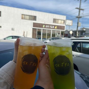 SK TEA - Mango passionfruit tea and honeydew green tea - Coffee & Tea Near Me - San Francisco, California