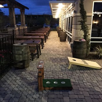Woodson's Local Tap + Kitchen - Outdoor area for a little fun - Comfort Food Near Me - Conroe, Texas