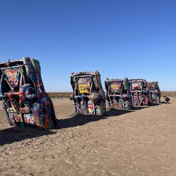 Cadillac Ranch - (08/23/2024) - Landmarks & Historical Buildings Near Me - Amarillo, Texas