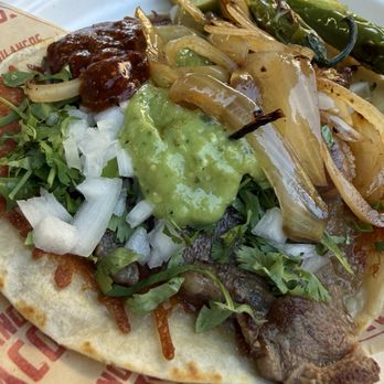 Chilangos Tacos - Ribeye taco on flour - Tacos Near Me - Las Vegas, Nevada Chilangos Tacos - Ribeye taco on flour - Tacos Near Me - Las Vegas, Nevada