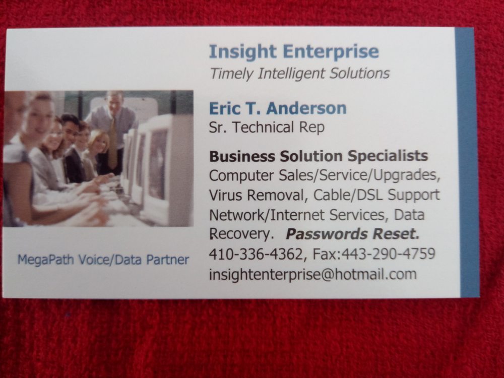 INSIGHT ENTERPRISE COMPUTER SUPPORT - Updated July 2024 - Perry Hall ...