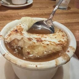 The French Market Onion Soup was amazing The French Market Onion Soup was amazing