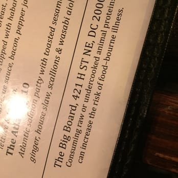 The Big Board - Burgers Near Me - Washington, DC, District of Columbia