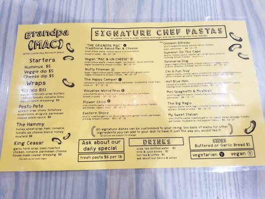 Menu photo 6 Grandpa Mac Rehoboth Beach, DE Menu photo 6 Grandpa Mac Rehoboth Beach, DE