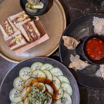 Yamashiro Miami - Cucumber tataki, dumpling and sando - Asian Fusion Near Me - Miami, Florida Yamashiro Miami - Cucumber tataki, dumpling and sando - Asian Fusion Near Me - Miami, Florida