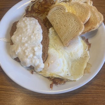 Denny's - Chicken Country Fried Steak & Eggs - Diners Near Me - Honolulu, Hawaii