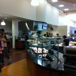 Buffet style dining hall.