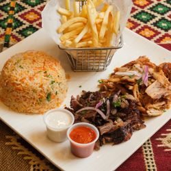 Brooklyn Kebab House - MIX SHAWERMA W/ RICE & FRIES