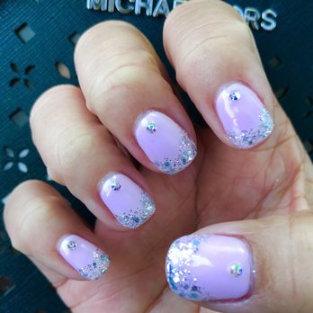 A Z Nails - #496- ballet slippers with Niagara Falls sparkles. Thank you Ann!! - Nail Salons Near Me - Sacramento, California A Z Nails - #496- ballet slippers with Niagara Falls sparkles. Thank you Ann!! - Nail Salons Near Me - Sacramento, California