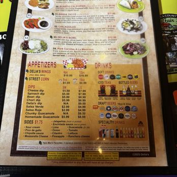 Delia's Mexican Restaurant - Main menu back - Mexican Near Me - Dayton, Tennessee Delia's Mexican Restaurant - Main menu back - Mexican Near Me - Dayton, Tennessee