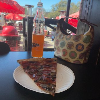 Home Slice Pizza - Inside over looking the patio - Pizza Near Me - Austin, Texas