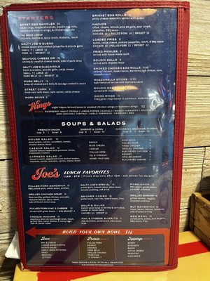 Menu photo 1 Salty Joe's BBQ Shop Hammond, LA