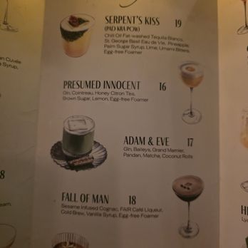 Noir Bar - 2026-4-3 Menu 2/3 - Bars Near Me - Orlando, Florida