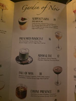 Menu photo 5 Noir Bar Orlando, FL Menu photo 5 Noir Bar Orlando, FL